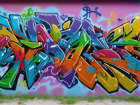 街头涂鸦绘画喷漆墙绘63