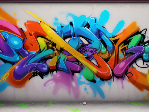 街头涂鸦绘画喷漆墙绘257