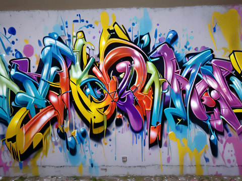 街头涂鸦绘画喷漆墙绘259