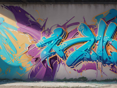 街头涂鸦绘画喷漆墙绘44