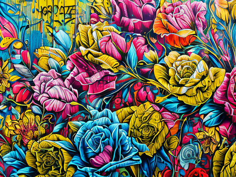 街头涂鸦绘画喷漆墙绘26