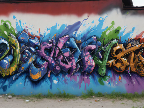 街头涂鸦绘画喷漆墙绘55