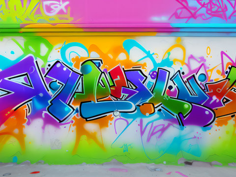 街头涂鸦绘画喷漆墙绘228