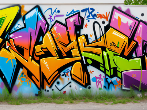 街头涂鸦绘画喷漆墙绘231