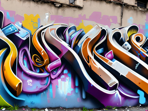 街头涂鸦绘画喷漆墙绘225