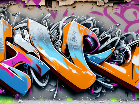  街头涂鸦绘画喷漆墙绘25 