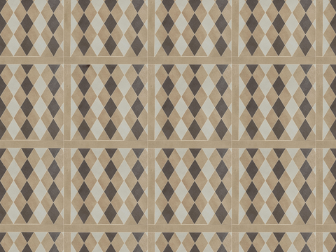 复古几何图案花砖瓷砖，中古奶油仿古砖艺术砖313