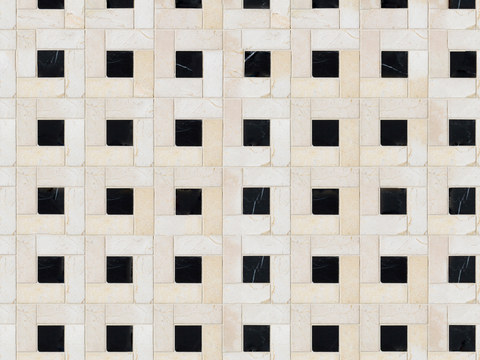 现代简约花砖贴图