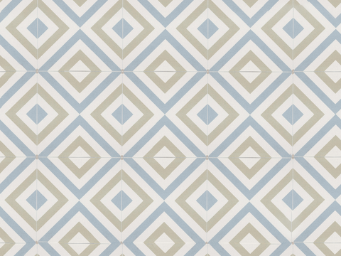 复古几何图案花砖瓷砖，中古奶油仿古砖艺术砖59