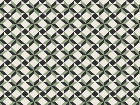 复古几何图案花砖瓷砖，中古奶油仿古砖艺术砖50