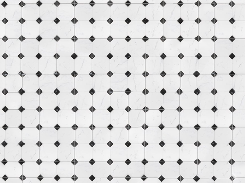 复古几何图案花砖瓷砖，中古奶油仿古砖艺术砖36