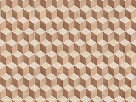 复古几何图案花砖瓷砖，中古奶油仿古砖艺术砖79