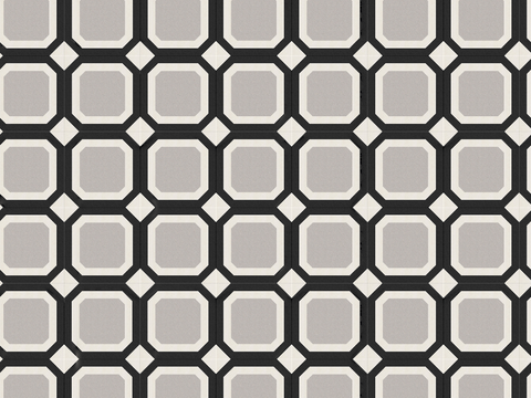 复古几何图案花砖瓷砖，中古奶油仿古砖艺术砖121