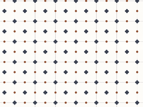 北欧简约花砖贴图