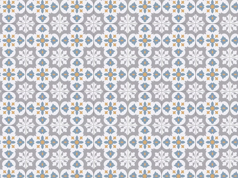 复古几何图案花砖瓷砖，中古奶油仿古砖艺术砖46