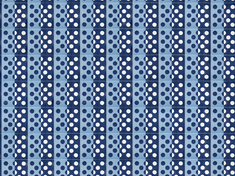  复古几何图案花砖瓷砖，中古奶油仿古砖艺术砖332 