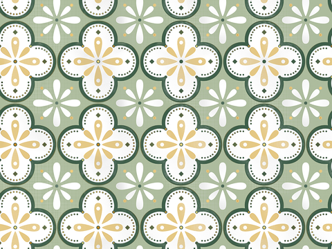 复古几何图案花砖瓷砖，中古奶油仿古砖艺术砖223