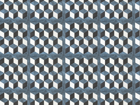 复古几何图案花砖瓷砖，中古奶油仿古砖艺术砖305