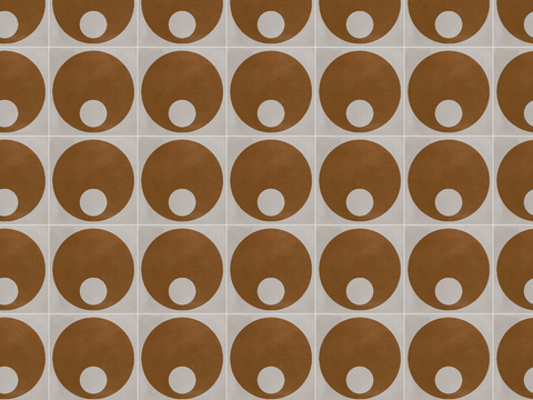 复古几何图案花砖瓷砖，中古奶油仿古砖艺术砖100