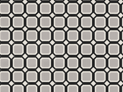  复古几何图案花砖瓷砖，中古奶油仿古砖艺术砖327 