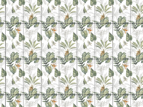 复古植物自然图案花砖瓷砖15