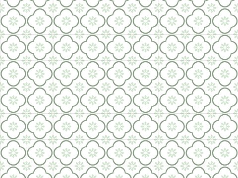  复古几何图案花砖瓷砖，中古奶油仿古砖艺术砖264 