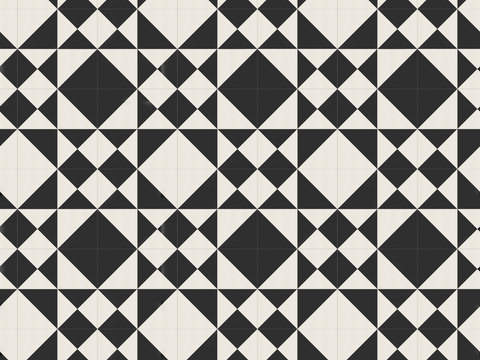 复古几何图案花砖瓷砖，中古奶油仿古砖艺术砖129