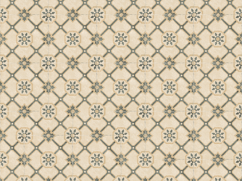 复古几何图案花砖瓷砖，中古奶油仿古砖艺术砖199