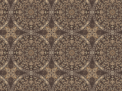  复古几何图案花砖瓷砖，中古奶油仿古砖艺术砖250 