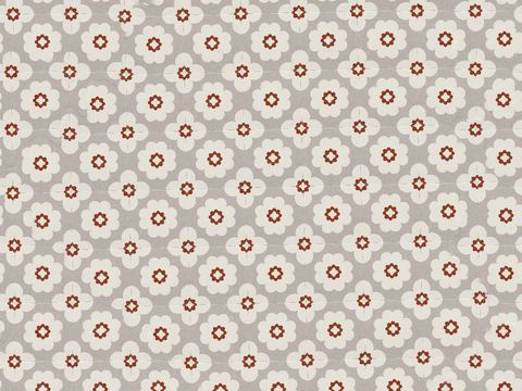 无缝法式米黄色花砖贴图