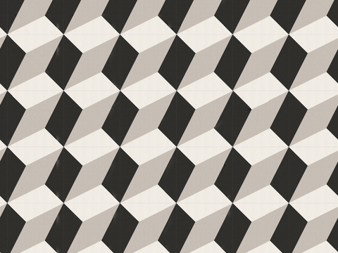 复古几何图案花砖瓷砖，中古奶油仿古砖艺术砖163