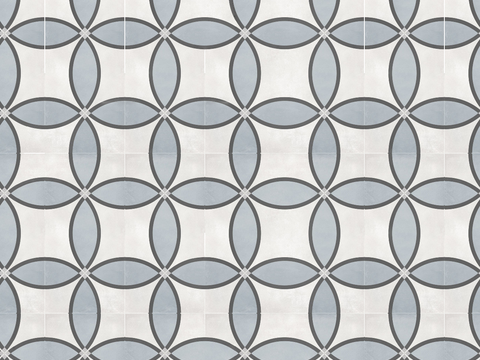  复古几何图案花砖瓷砖，中古奶油仿古砖艺术砖244 