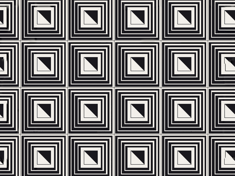 复古几何图案花砖瓷砖，中古奶油仿古砖艺术砖210