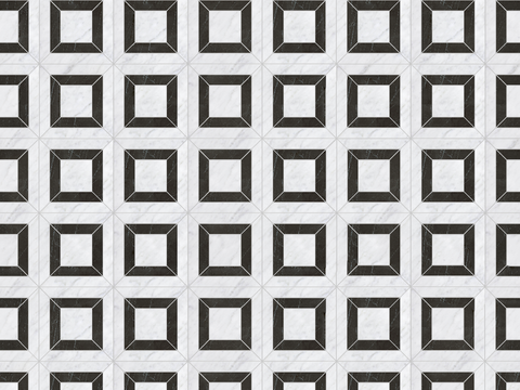  复古几何图案花砖瓷砖，中古奶油仿古砖艺术砖338 