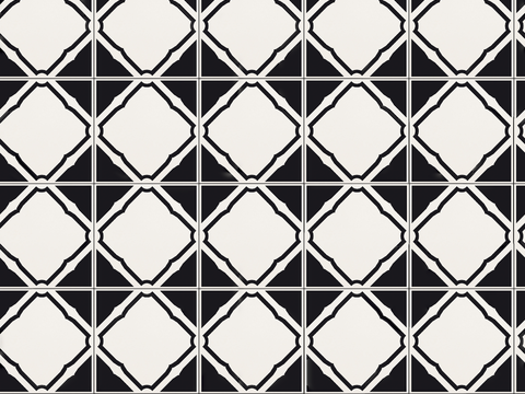 复古几何图案花砖瓷砖，中古奶油仿古砖艺术砖208