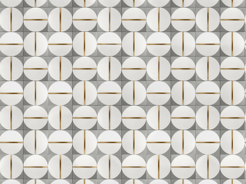 复古几何图案花砖瓷砖，中古奶油仿古砖艺术砖12