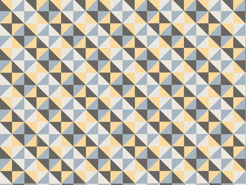  复古几何图案花砖瓷砖，中古奶油仿古砖艺术砖149 