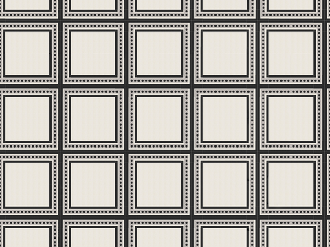 复古几何图案花砖瓷砖，中古奶油仿古砖艺术砖119