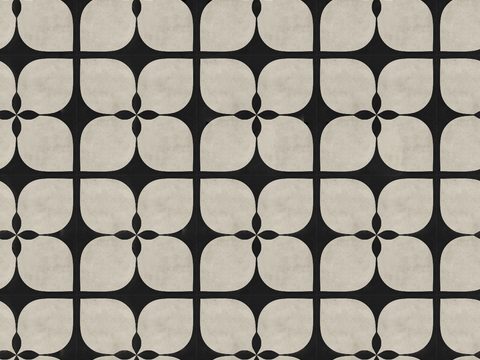 小花砖_四叶草花砖贴图