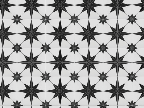  复古几何图案花砖瓷砖，中古奶油仿古砖艺术砖231 