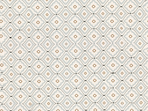  复古几何图案花砖瓷砖，中古奶油仿古砖艺术砖65 