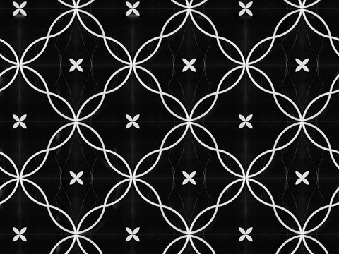 复古几何图案花砖瓷砖，中古奶油仿古砖艺术砖166