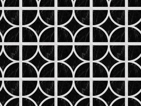 复古几何图案花砖瓷砖，中古奶油仿古砖艺术砖177