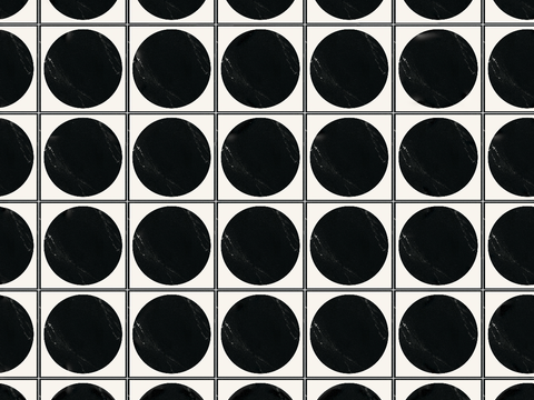  复古几何图案花砖瓷砖，中古奶油仿古砖艺术砖140 