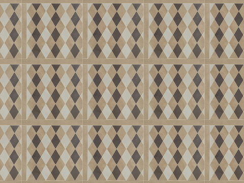 复古几何图案花砖瓷砖，中古奶油仿古砖艺术砖102