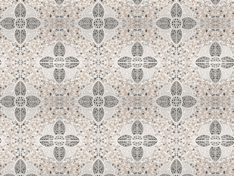 复古几何图案花砖瓷砖，中古奶油仿古砖艺术砖54