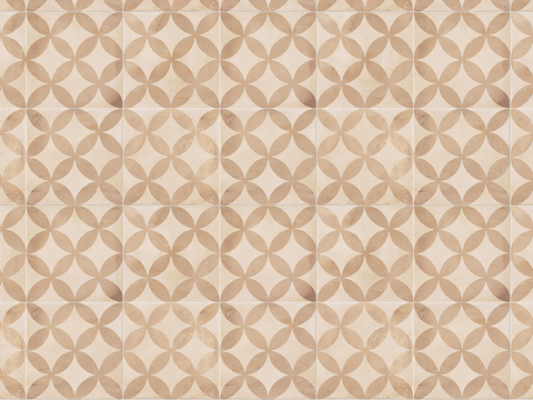 复古几何图案花砖瓷砖，中古奶油仿古砖艺术砖80