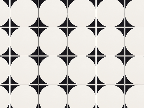 复古几何图案花砖瓷砖，中古奶油仿古砖艺术砖219