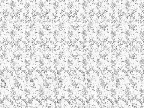 仿古砖_法式复古植物花砖贴图