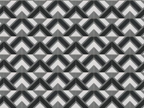  复古几何图案花砖瓷砖，中古奶油仿古砖艺术砖272 